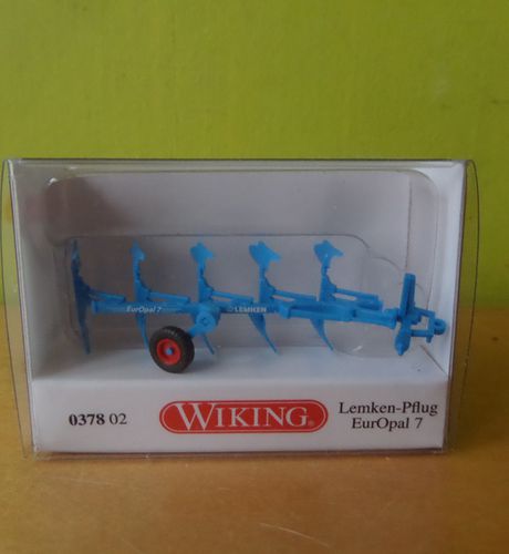 Wiking H0 37802 Lemken ploeg Europal 7