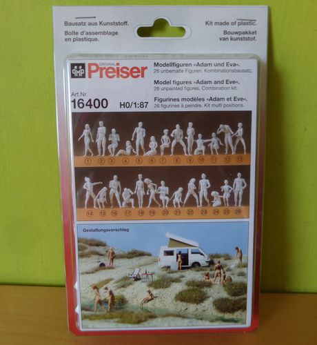 Preiser H0 16400  Naakte figuren