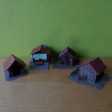 Faller H0 Set kleine bij-gebouwtjes