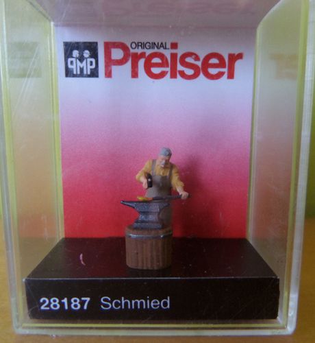 Preiser H0 28187 Smid aan het werk