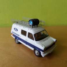 Brekina H0 34162 Ford Transit  "Ford Motorsport "