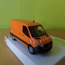 Busch H0 53407 MB Sprinter gemeente werken