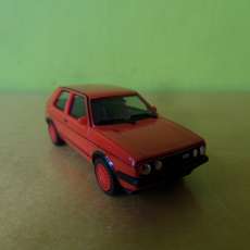 Herpa H0 420846 VW Golf 2 GTI rood