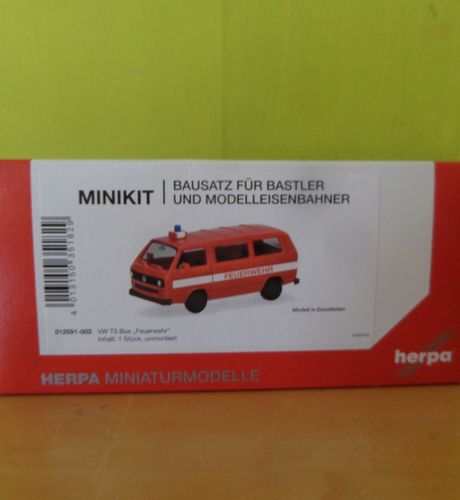 Herpa H0 012591-002  VW T3 Feuerwehr  Minikit
