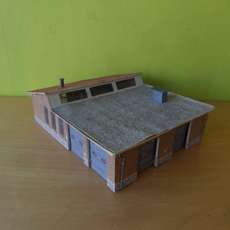 Merkloos H0 Bedrijfspand "Nelissen"