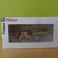 Preiser H0 30474 Boeren wagen met mest