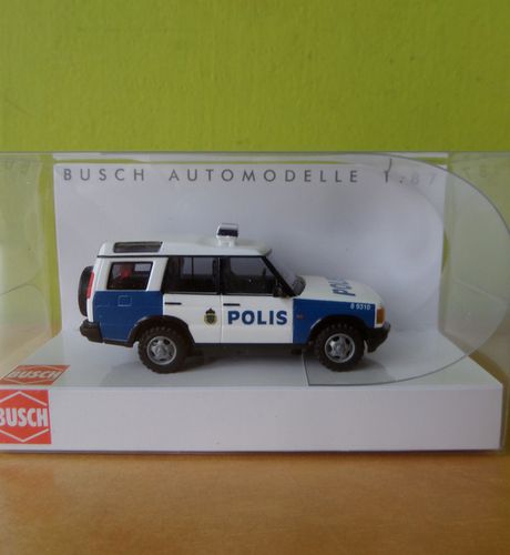 Busch H0 51921  Landrover Discovery "Police"