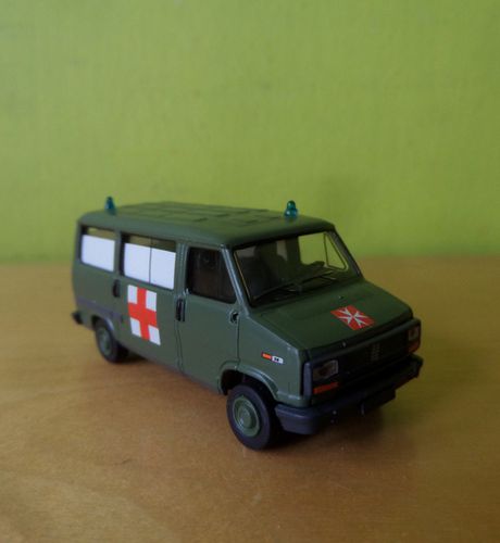 Brekina H0 34912 Fiat Ducato Militaire ambulance