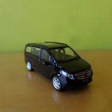 Micro city H0 0075 Mercedes V klasse zwart