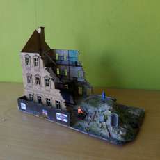 Pola H0 Huis in afbraak