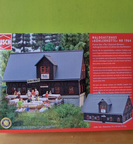Busch H0 1964 Bos restaurant "Kohlerhutte"