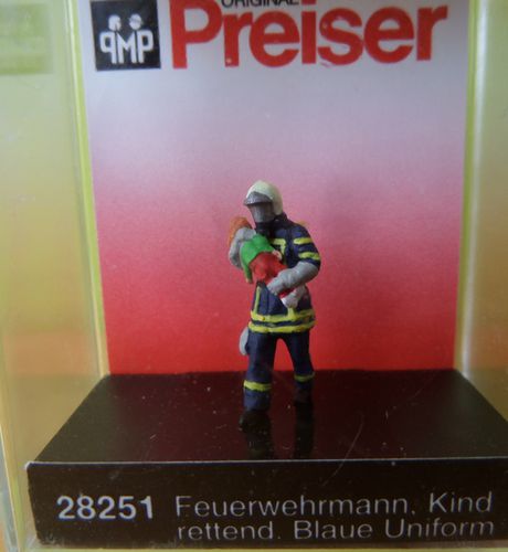 Preiser H0 28251 Brandweerman