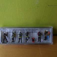 Preiser H0 10765 Moderne brandweer mannen