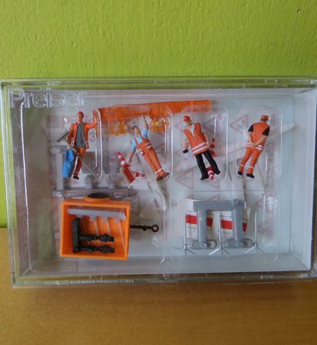 Preiser H0 10347 Wegwerkzaamheden
