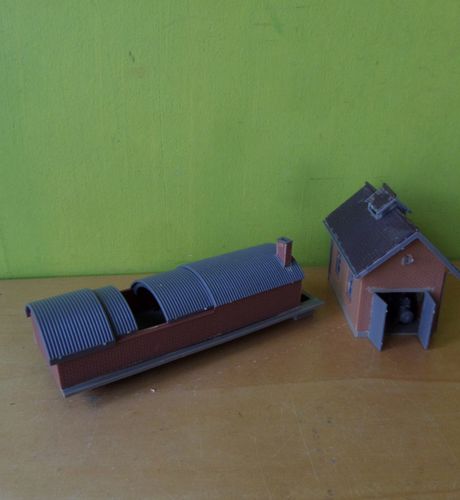 Faller H0 Ketelhuis en bezandings bak