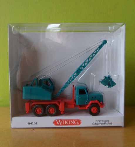 Wiking H0 66204 Magirus / Fuchs kraanwagen