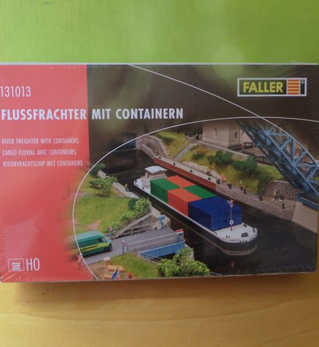 Faller H0 131013 Binnenvaart schip