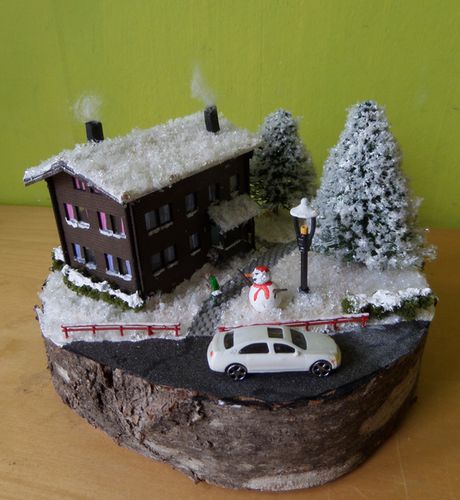 Diorama  "Sneeuw "