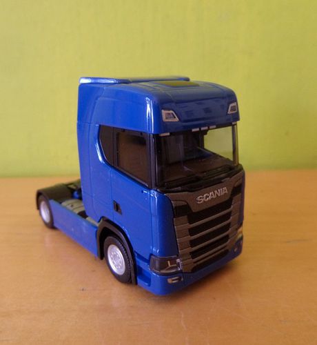 Herpa H0  Scania CS 20 blauw