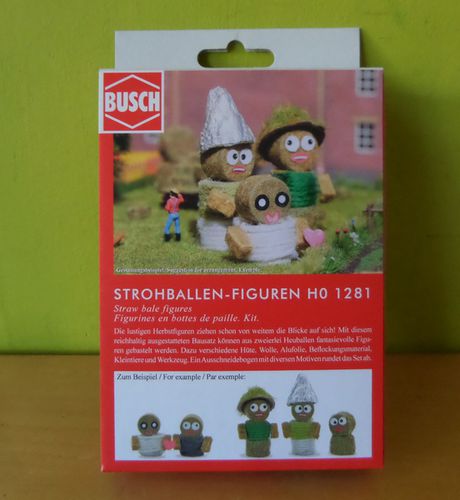 Busch H0 1281 Strobaal figuren