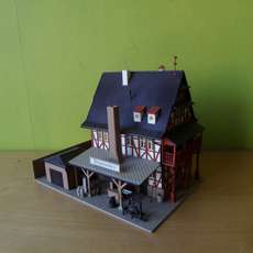 Vollmer H0 Vakwerkhuis Smederij