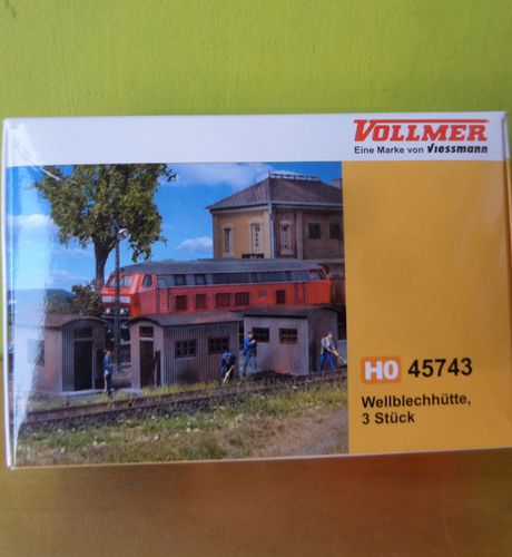 Vollmer H0 45743 3 Baan huisjes