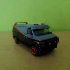 Op voorraad !!! Brekina H0 18250 GMC Vandura Team A