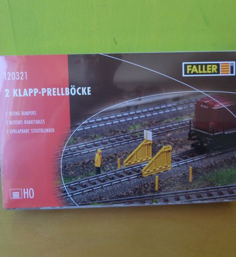 Faller H0 120321 Klapbare stootblokken
