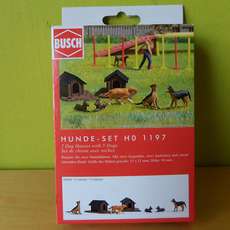 Busch H0 1197 Set Honden