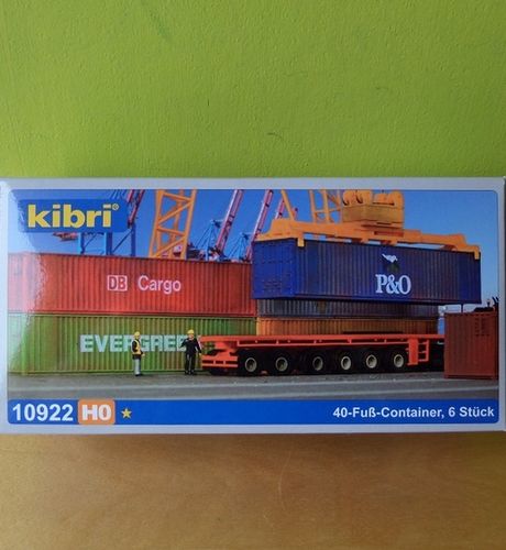 Kibri H0 10922  Containers 40 voet