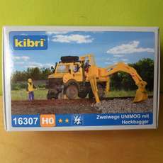 Kibri Ho 16307 Unimog Rail graver