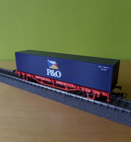 Piko H0 57706 Container wagon P&O