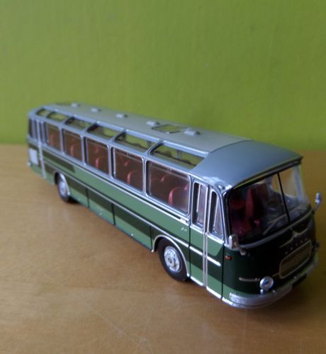 Brekina H0 58209 Setra S12 Bus grijs / groen