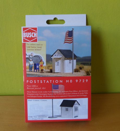 Busch H0 9729 US post kantoor
