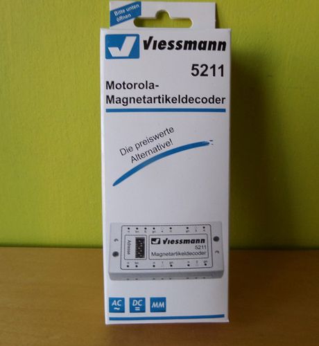 Viessmann 5211  Moterola magneet decoder