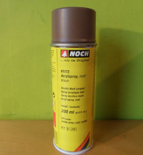 Noch 61173 Acryl spray mat bruin