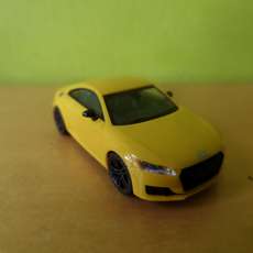 Herpa H0 28356  Audi TT coupe geel