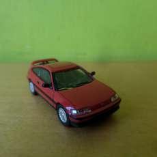 Minichamps H0 870161024 Honda CR-X MK2 rood