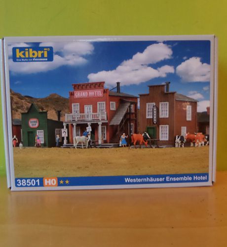 Kibri H0 38501 Western huizen "Grand Hotel"