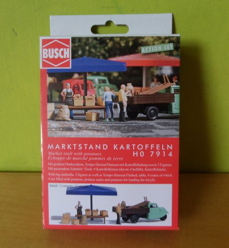 Busch H0 7914 Markt aardappel verkoop