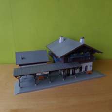 Faller H0 Zwitsers station Lengmoos