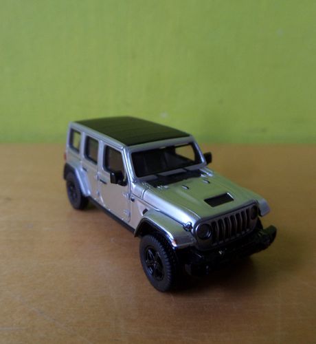 Micro City H0 0027 Jeep Wrangler zilver