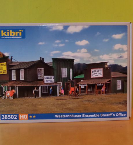 Kibri H0 38502 Western huizen "Sheriff`s office"