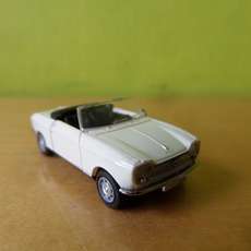 Brekina H0 29176 Peugeot 204 Cabrio wit