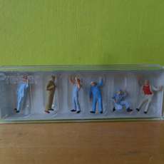 Preiser H0 14127 Staande vrachtwagen chauffeurs