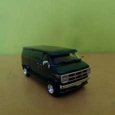 Brekina H0 18251 GMC Vandura metallic groen