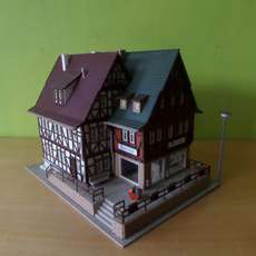 Vollmer H0 Vakwerk huis Boutigue