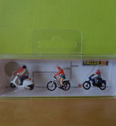 Faller H0 151801 Scooter, fiets en brommer