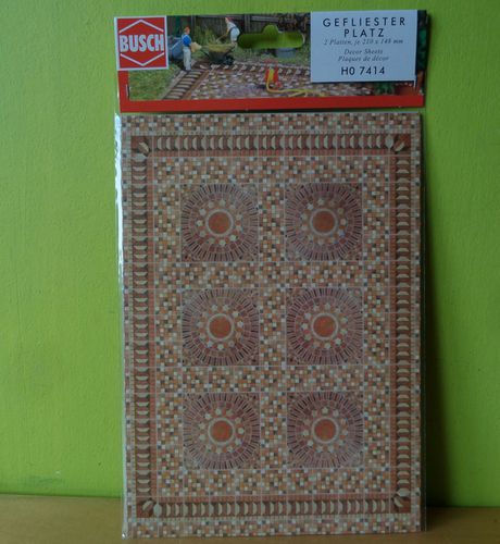 Busch H0 7414  Mozaïk vloer