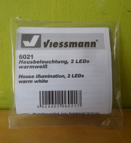 Viessmann 6021 Huis verlichting led dubbel
